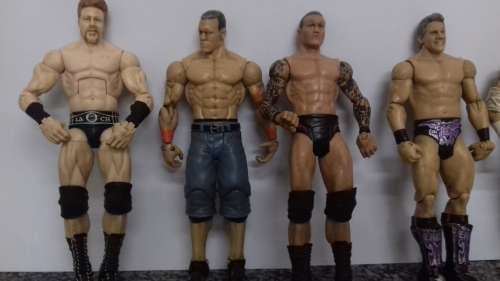 WWE 8 Action Figures